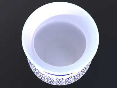 decorated vase Free 3D model