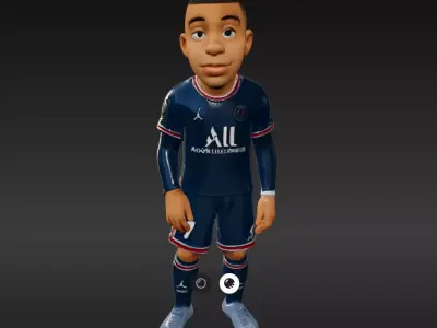 Kylian Mbappe Mini Fut Series 3D model