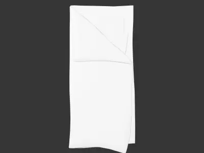 Medieval Knightly Accessory Bedroll Low-poly 3D model