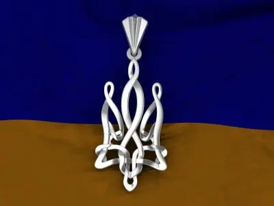 Ukrainian Trident 3D print model