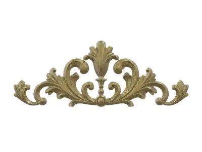 Classic Ornamental Trim Set - High Detail ZBrush Sculpture 3D model