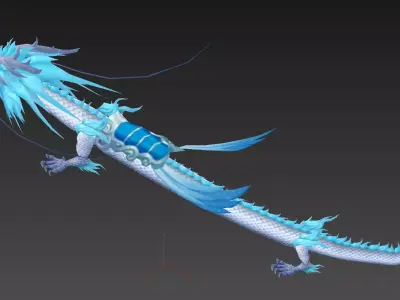 Dragon Low-poly 3D model