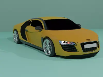 AUDI R8  3D print model
