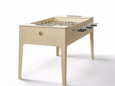 Foosball table 3D model
