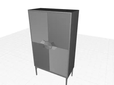 Galapagos Bar Cabinet 3D model