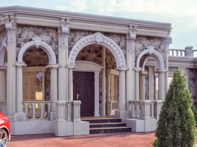 classic villa  3D model