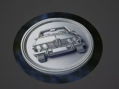 Car Pendant Medallion 3D print model