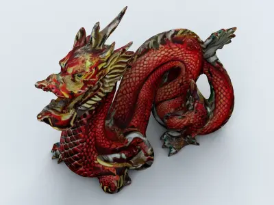 Chinese Dragon v1 3D print model