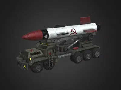 Next generation missile vehicle 3D model