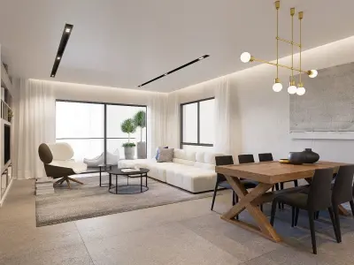 Chandelier Double join SKU 6279 Free 3D model