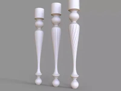 Furniture Table Leg 3D model