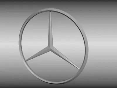 Mercedes logo 3D model