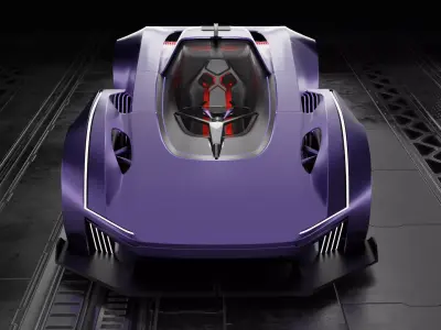 Polyester 3d model  Low-poly 3D model