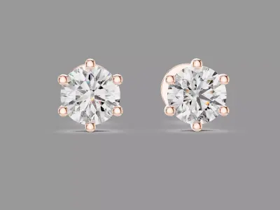 Diamond Earrings  3D print model