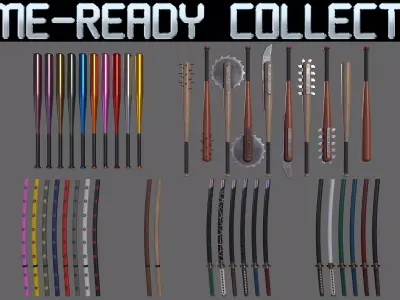 PBR Weapon V1 3D Model Pack