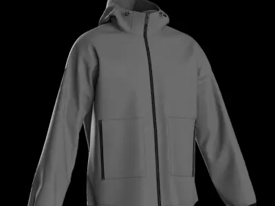 Male jacket 3D model
