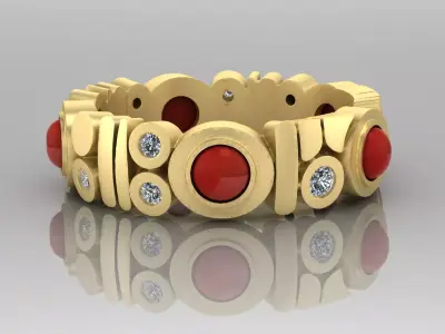 ancient ring 3D print model