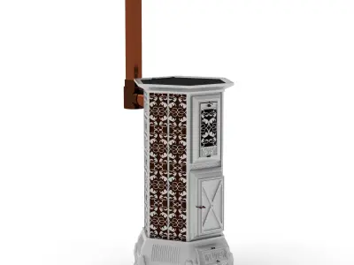 Antique Stove 3D model