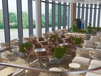 HUONG River Theater 3D model