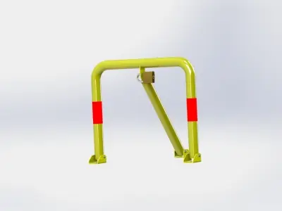 Parking Block Free 3D model