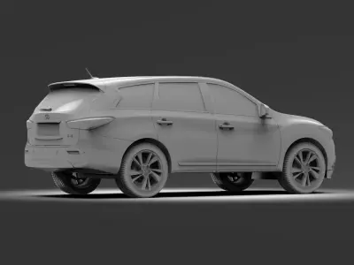 infiniti QX56 2011  3D model