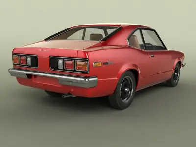 Mazda 818 Grand Familia Coupe UK spec 3D model