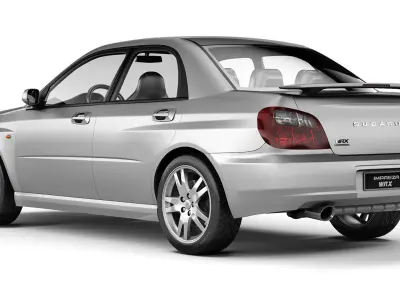 Subaru Impreza WRX 2001 3D model