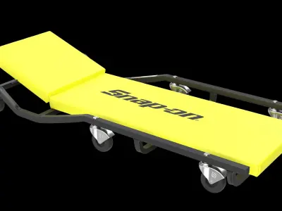 Car Creeper Yellow JCW65R Low-poly 3D model