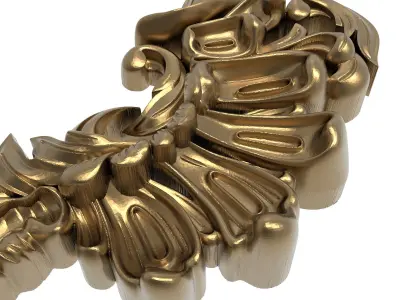  decorative pattern ready for 3D printing 3D model 381
