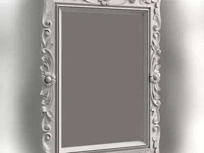 Frame for painting mirror for CNC milling 3D print model