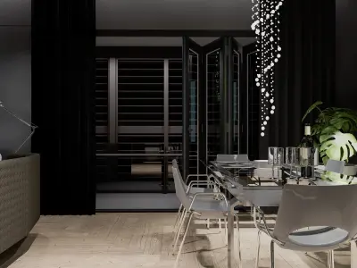Modern living - C 3D model