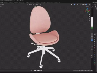 office chair 01 3D model get