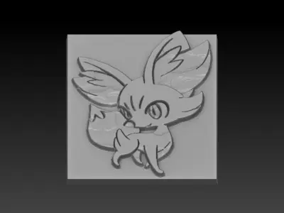 Cartoon Pokemon 3D print model
