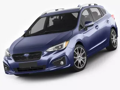 Subaru Impreza 5-door 2017 3D model