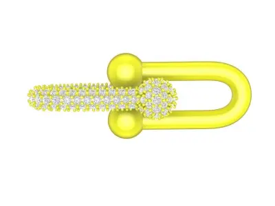 6924 luxury diamond women pendant 3D print model