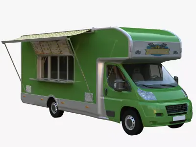 Food truck 3D model
