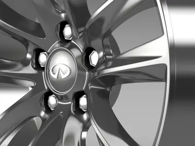 Infiniti Q70 Hybrid rim 2015 3D model