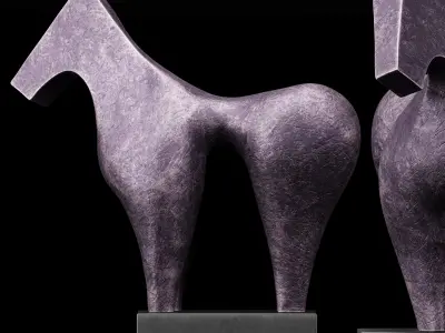 Sculptures of Abstraction Large Horse 2013 3D model