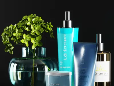 bathroom accessories 02 3D model