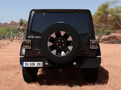 Jeep Wrangler Sahara 3D model