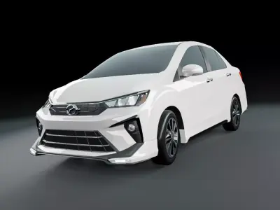 Perodua Bezza D42L Facelift 2020 3D model