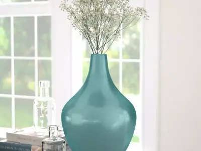 Pettengill Handmade Glass Table Vase Free 3D model