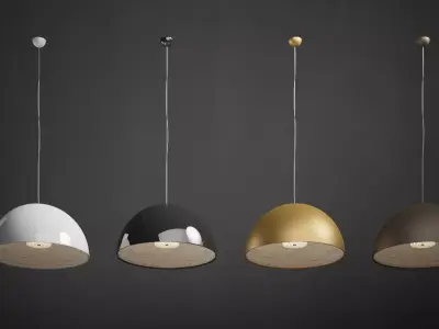 Flos Skygarden Pendant Lamp 60cm 3D model