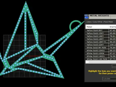 UNIQUE FASHION PENDANT 3D PRINTABLE MODEL 3D print model