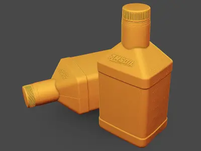 Motor Oil Bottle 3D model buy