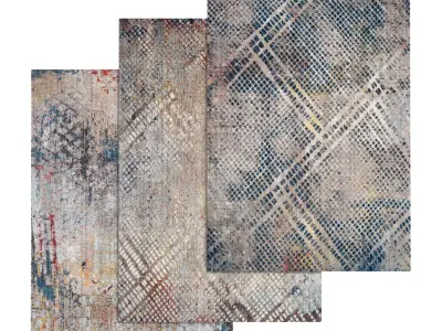 Rug Set 237 3D model
