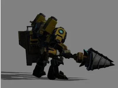 Johnson Wreck King Skin  Low-poly 3D model
