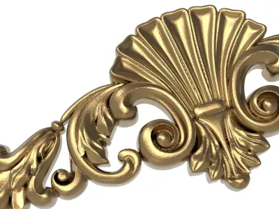  decorative pattern ready for 3D printing 3D model 350