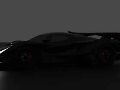 car  apollo intensa emozione Low-poly 3D model