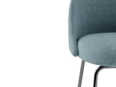 Bluebells Counter Stool 3D model